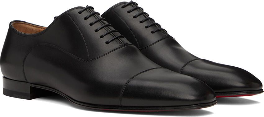 Christian Louboutin Black Greggo Oxfords - Picture 3