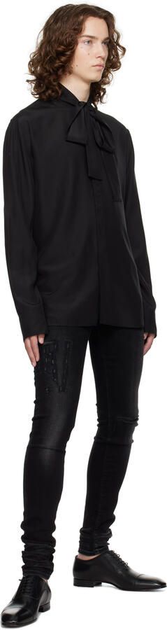 Christian Louboutin Black Greggo Oxfords - Picture 6