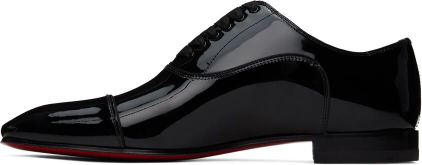 Christian Louboutin Black Greggo Oxfords - Picture 3