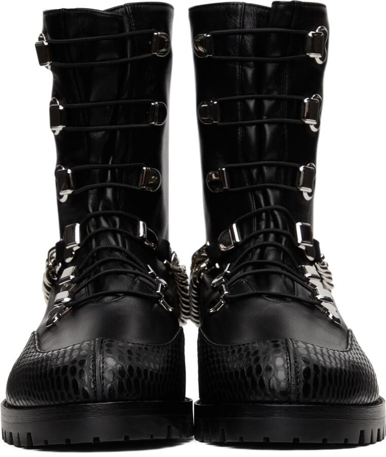 Christian Louboutin Black Horse Guarda Boots
