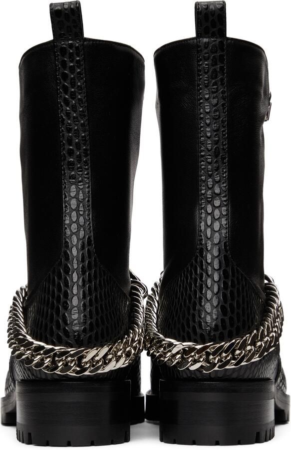 Christian Louboutin Black Horse Guarda Boots - Picture 3