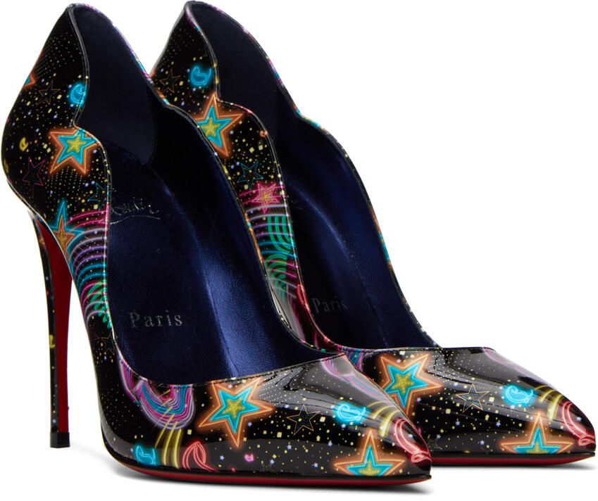 Christian Louboutin Black Hot Chick Heels - Picture 2