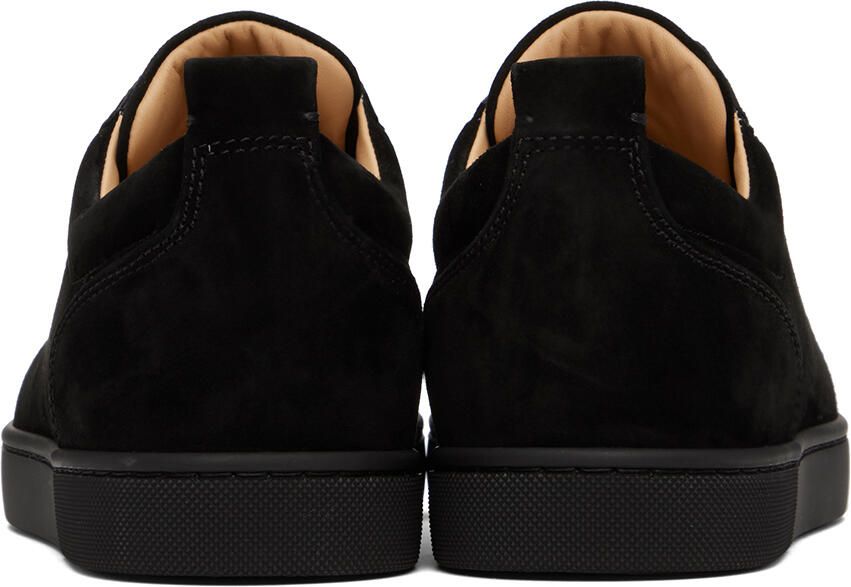 Christian Louboutin Black Louis Junior Spikes Low-Top Sneakers