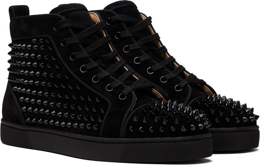 Christian Louboutin Black Louis Orlato Sneakers - Picture 2