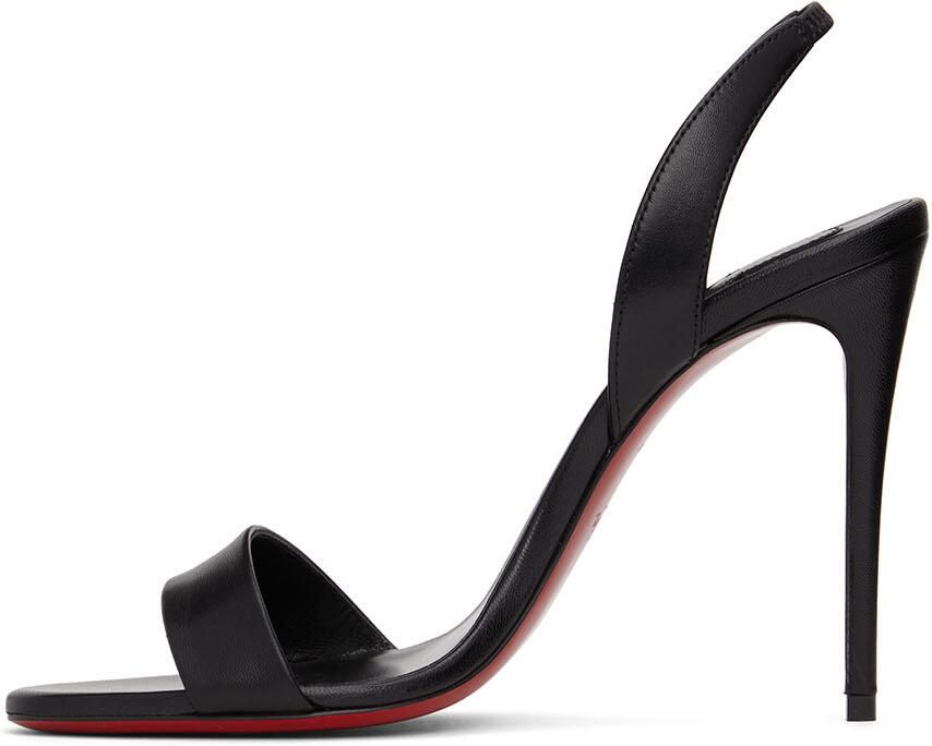 Christian Louboutin Black Marilyn 100 Heeled Sandals - Picture 3