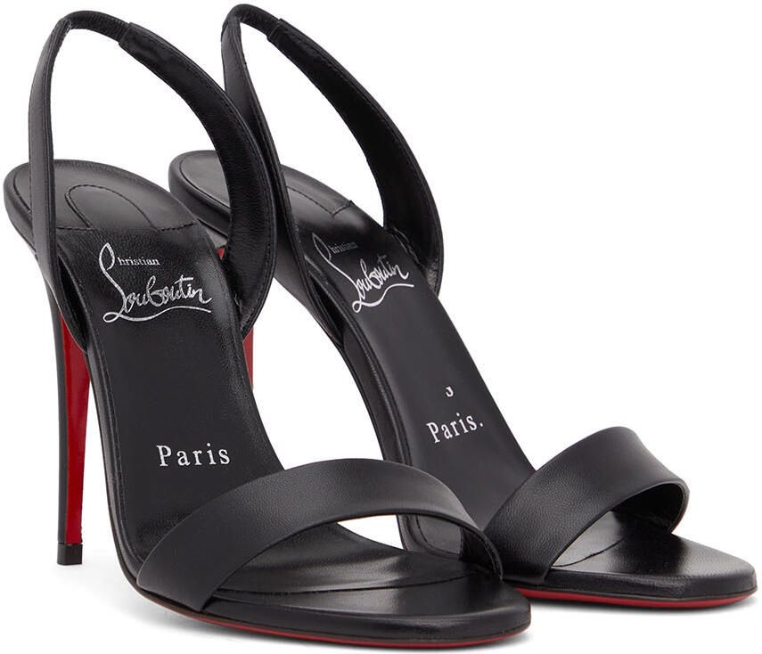 Christian Louboutin Black Marilyn 100 Heeled Sandals - Picture 2