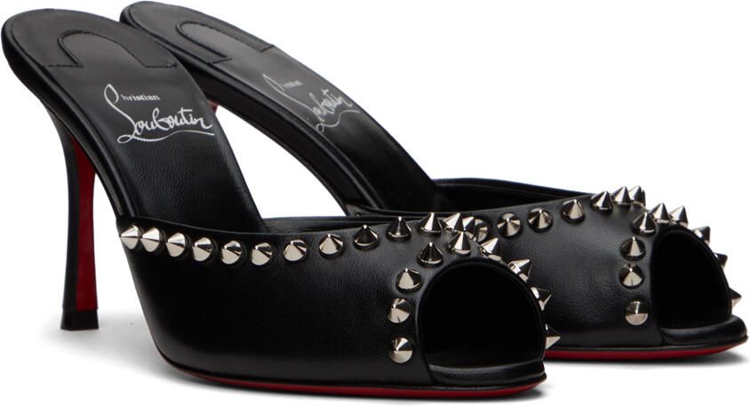 Christian Louboutin Black Me Dolly Spike Heeled Sandals - Picture 2