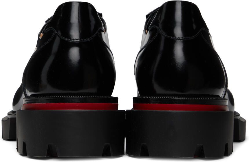 Christian Louboutin Black Our Georges Lace-Up Shoes