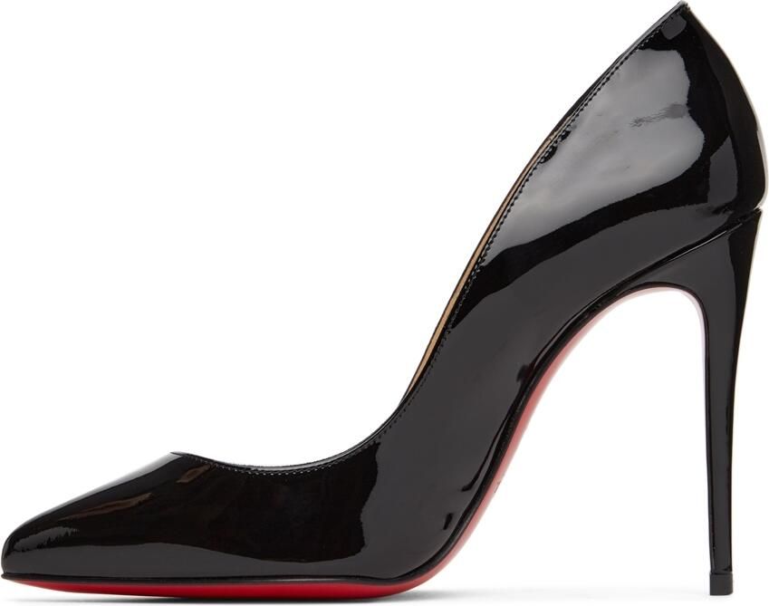 Christian Louboutin Black Pigalle Follies 100mm Heels - Picture 3