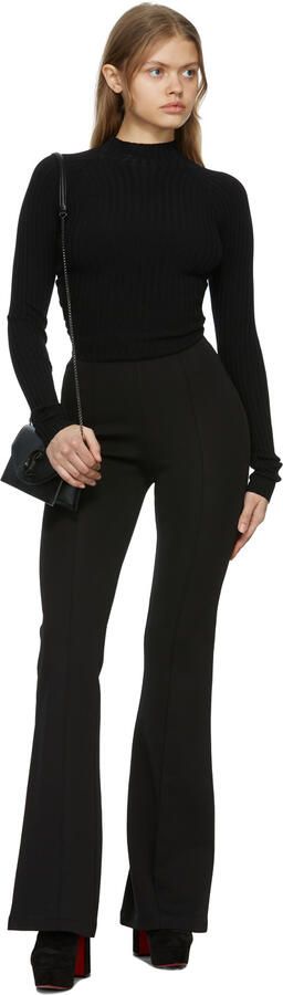 Christian Louboutin Black Suede Movida 130 Boots - Picture 4