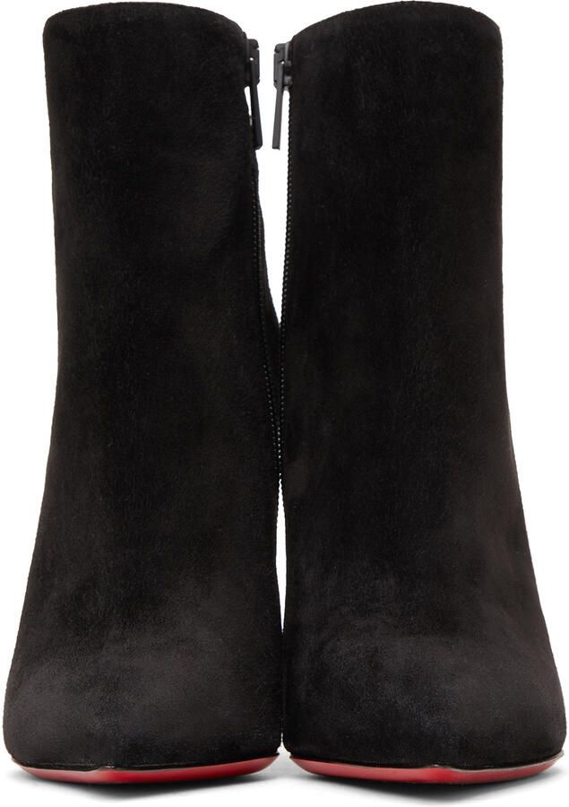 Christian Louboutin Black Suede So Kate 100 Boots - Picture 2
