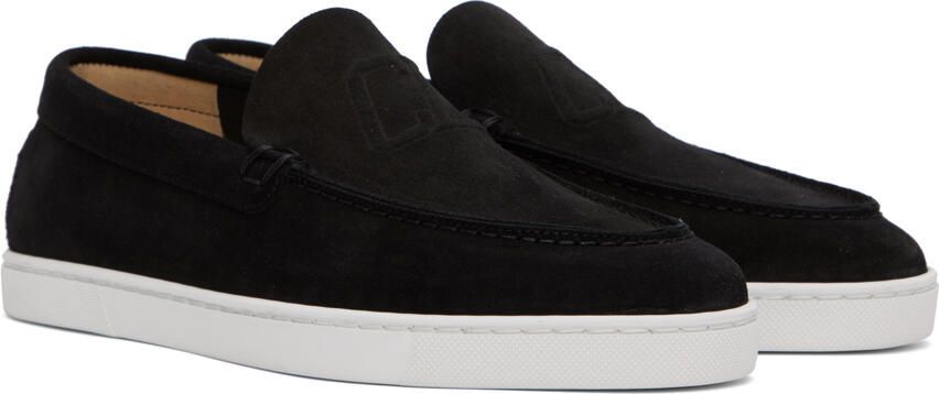 Christian Louboutin Black Varsiboat Sneakers - Picture 2