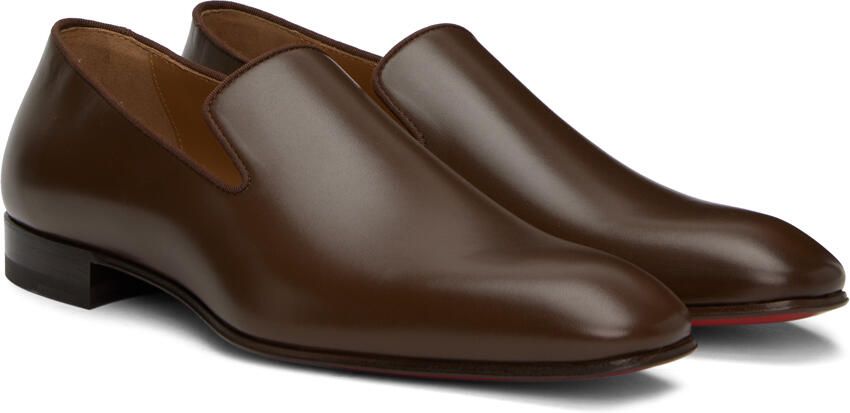 Christian Louboutin Brown Dandelion Loafers - Picture 2