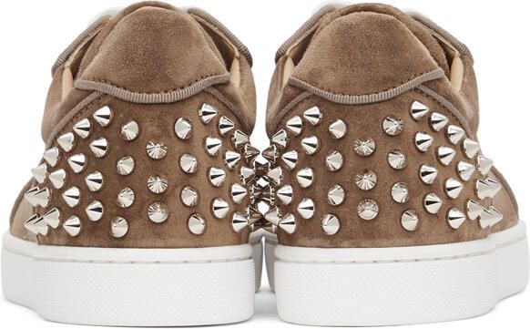Christian Louboutin Brown Suede Vieira 2 Orlato Sneakers - Picture 4