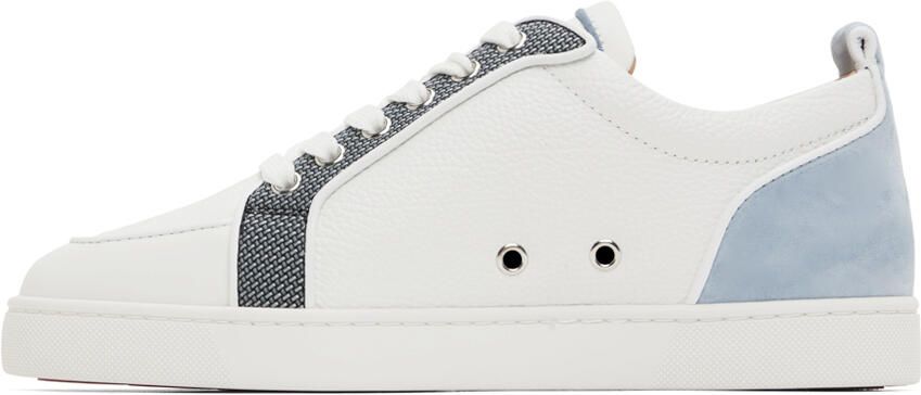 Christian Louboutin Gray & Blue Rantulow Sneakers - Picture 3