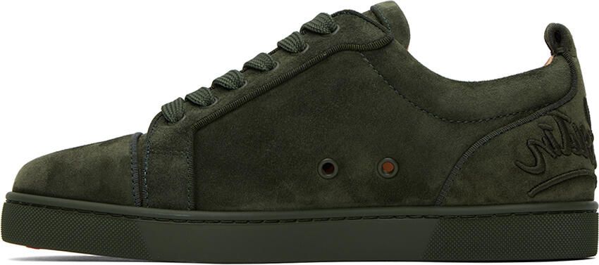 Christian Louboutin Green Fun Louis Junior Sneakers - Picture 3