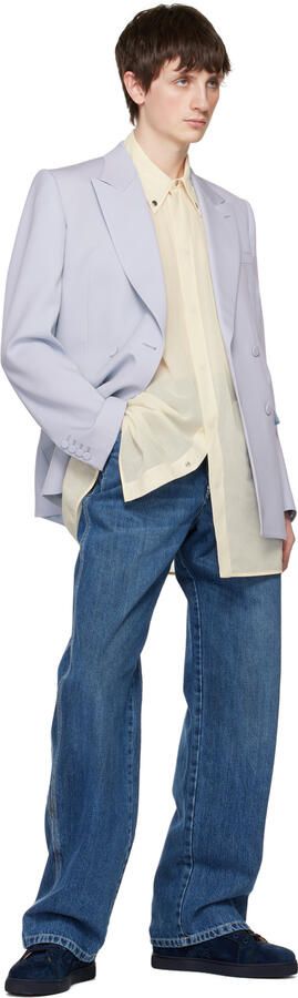 Christian Louboutin Navy Louis Orlato Sneakers - Picture 4