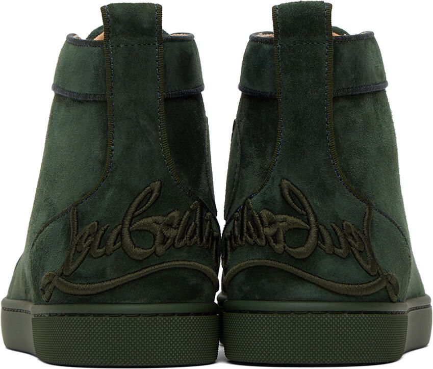 Christian Louboutin Green Fun Louis Sneakers