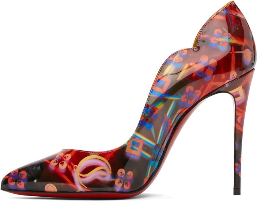 Christian Louboutin Multicolor Hot Chick 100mm Heels - Picture 3