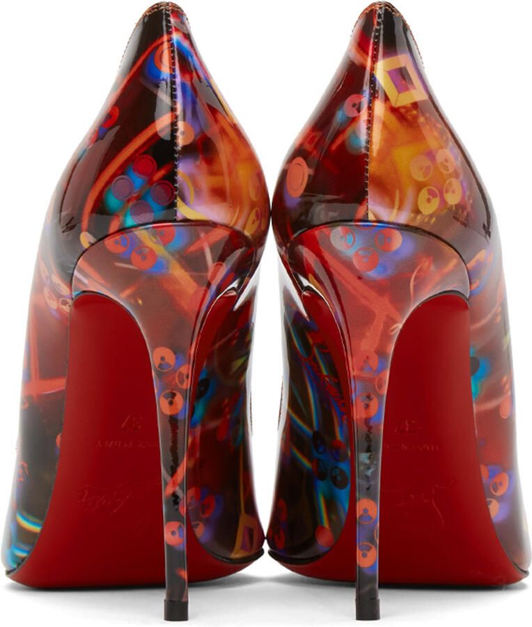 Christian Louboutin Multicolor Hot Chick 100mm Heels - Picture 2