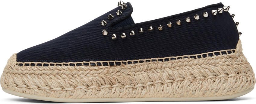 Christian Louboutin Navy Espaboat Espadrilles - Picture 4