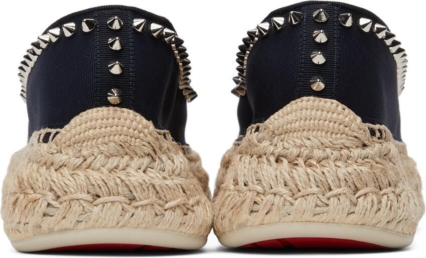 Christian Louboutin Navy Espaboat Espadrilles - Picture 2