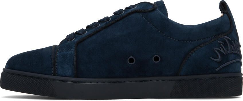 Christian Louboutin Navy Fun Louis Junior Sneakers - Picture 3