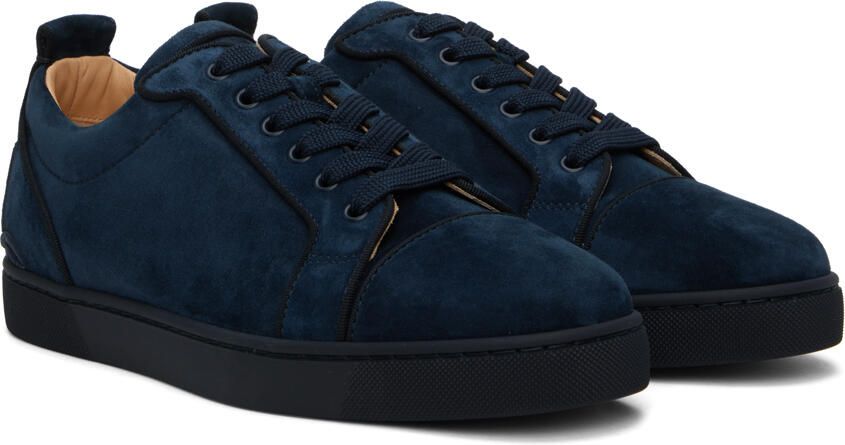 Christian Louboutin Navy Fun Louis Junior Sneakers - Picture 2