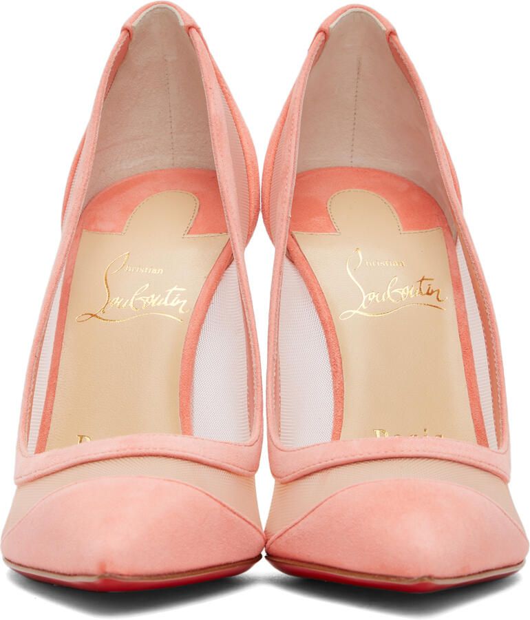 Christian Louboutin Pink Galativi 100 Heels