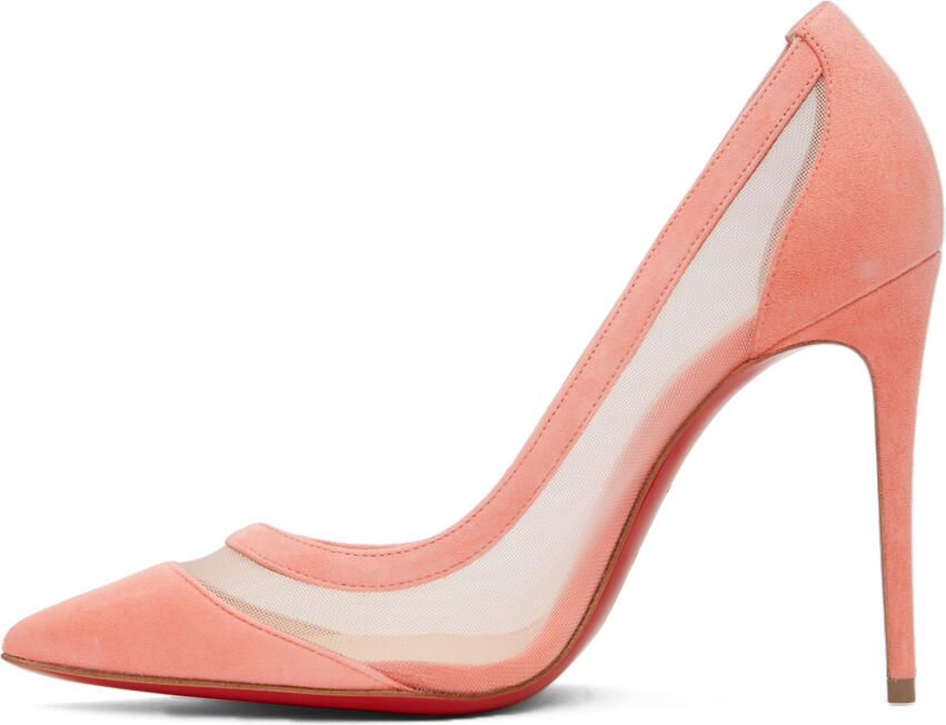 Christian Louboutin Pink Galativi 100 Heels - Picture 3
