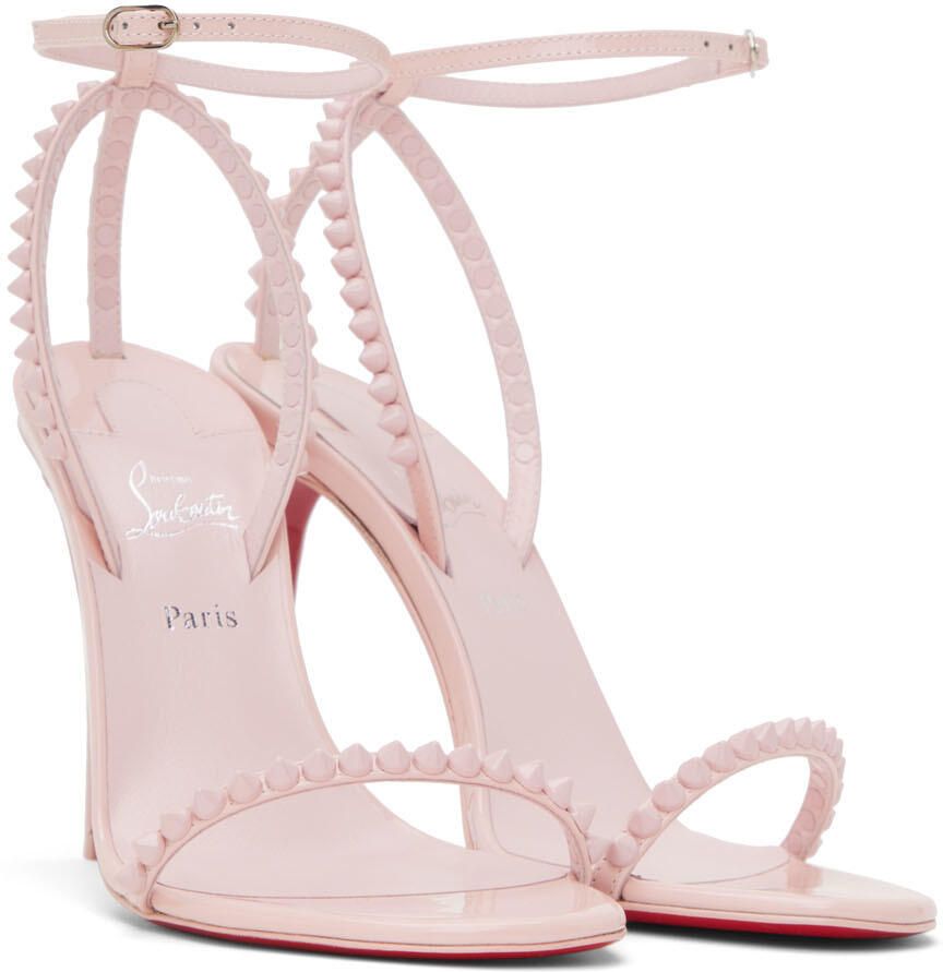 Christian Louboutin Pink So Me 100 Heeled Sandals