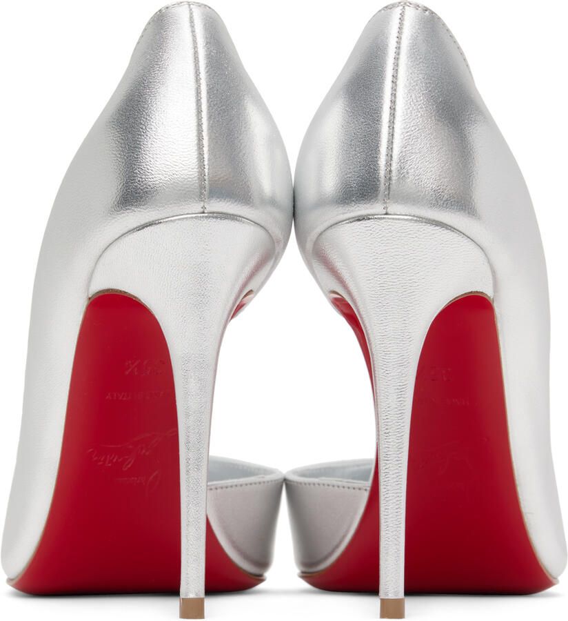Christian Louboutin Silver Iriza 100 Heels