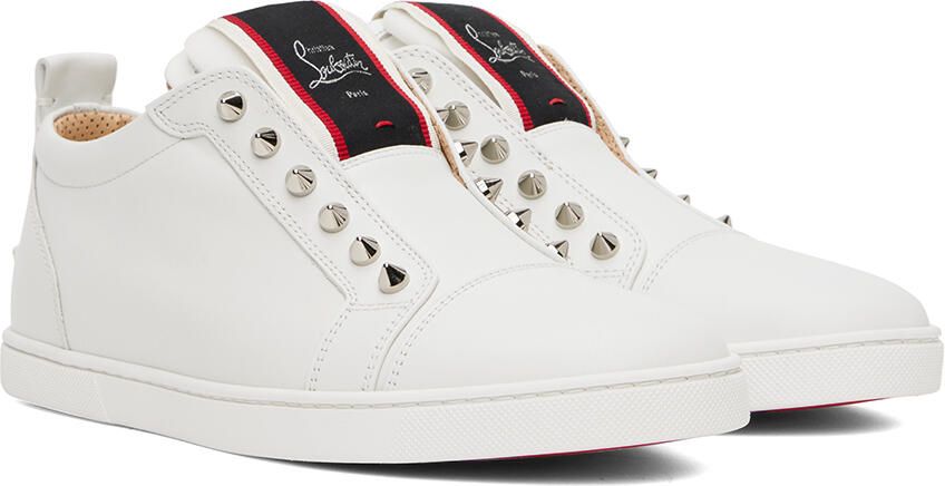Christian Louboutin White F.A.V. 'Fique A Vontade' Sneakers - Picture 2