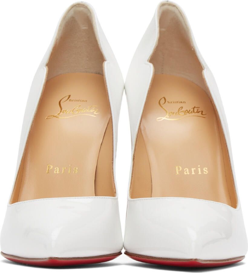 Christian Louboutin White Hot Chick 100mm Heels