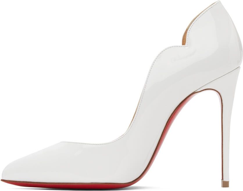 Christian Louboutin White Hot Chick 100mm Heels - Picture 3