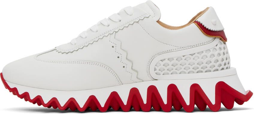 Christian Louboutin White Loubishark Sneakers - Picture 3