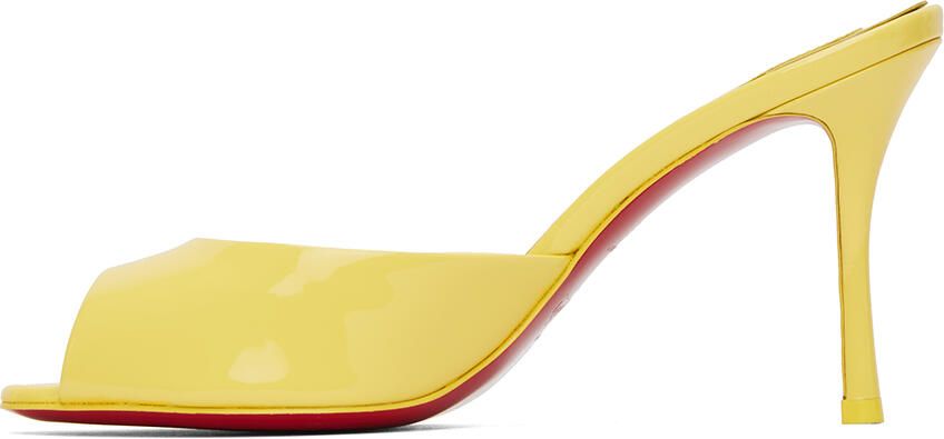 Christian Louboutin Yellow Me Dolly Heeled Sandals - Picture 3
