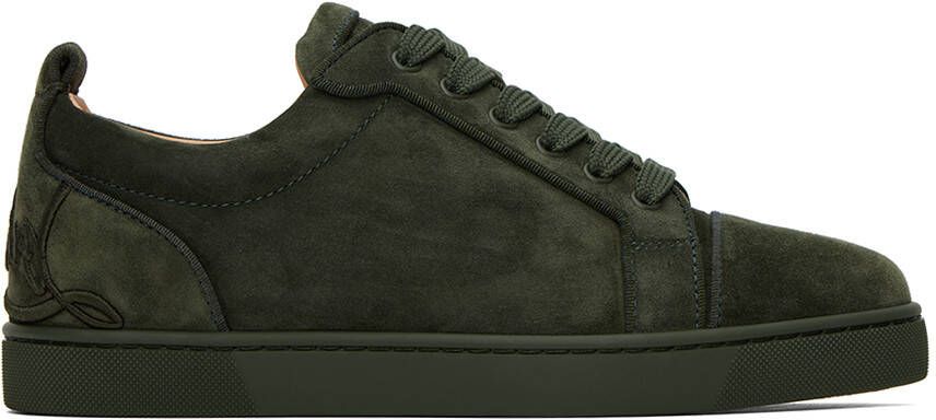 Christian Louboutin Green Fun Louis Junior Sneakers - Picture 5