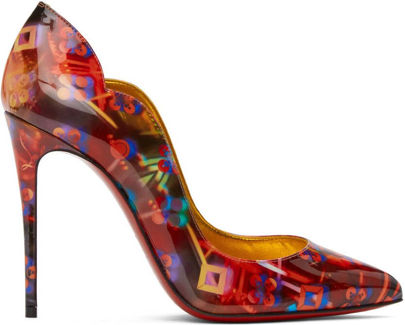 Christian Louboutin Multicolor Hot Chick 100mm Heels - Picture 5
