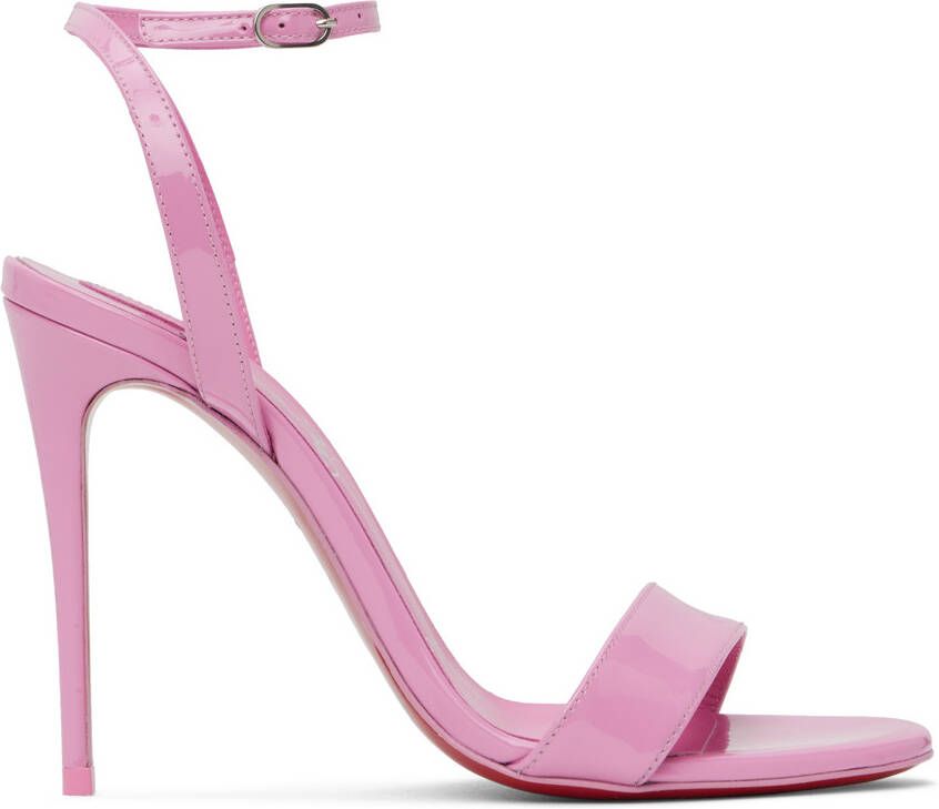 Christian Louboutin Pink Loubigirl Heeled Sandals - Picture 5