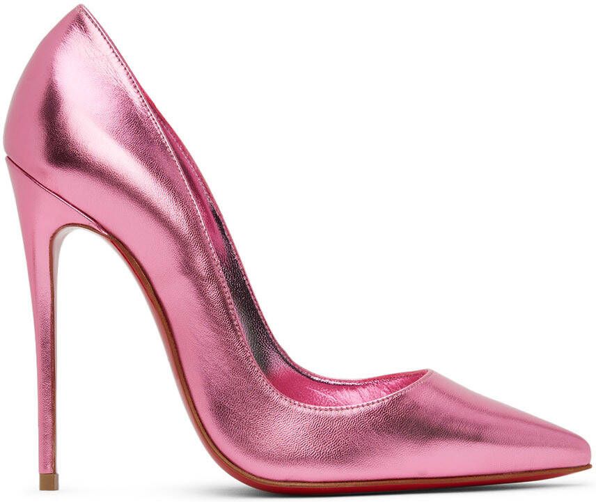 Christian Louboutin Pink So Kate 120 Heels - Picture 5