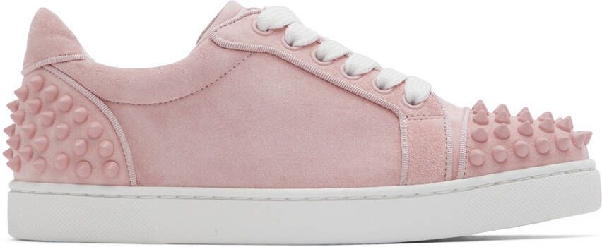 Christian Louboutin Pink Vieira 2 Orlato Sneakers - Picture 5