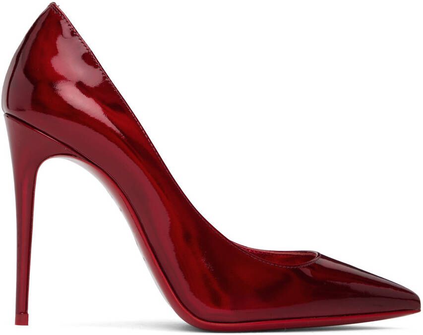 Christian Louboutin Red Kate Heels - Picture 5