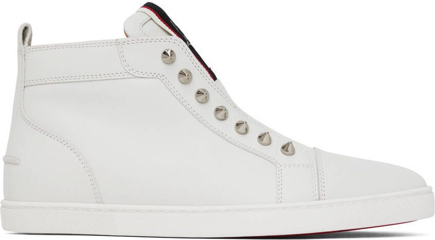 Christian Louboutin White F.A.V. Fique A Vontarde High Sneakers - Picture 10