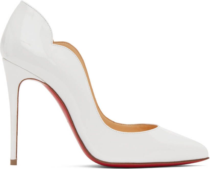 Christian Louboutin White Hot Chick 100mm Heels - Picture 5