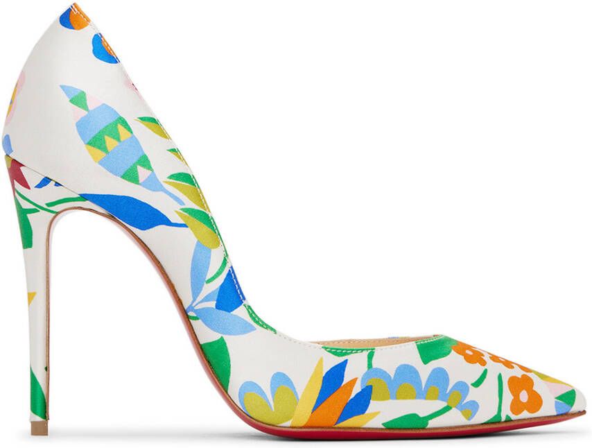 Christian Louboutin White Iriza 100 Heels