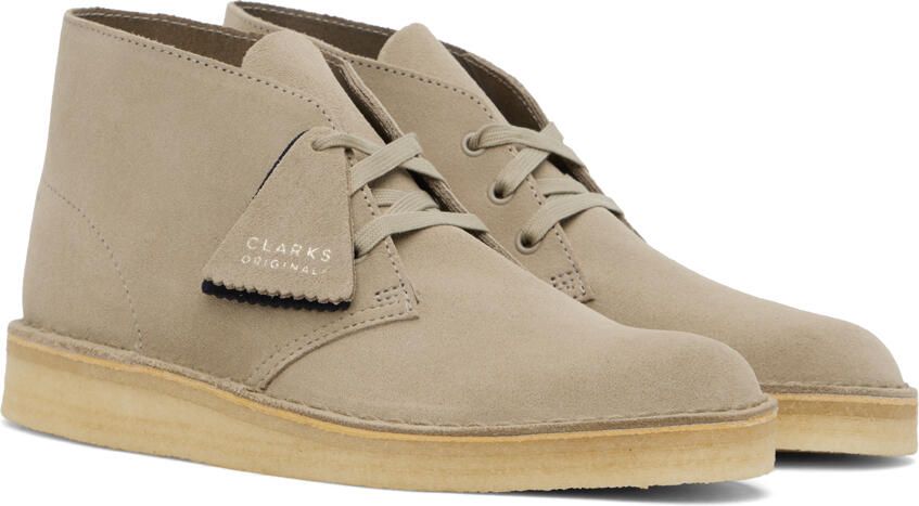 Clarks Originals Beige Coal Desert Boots - Picture 2