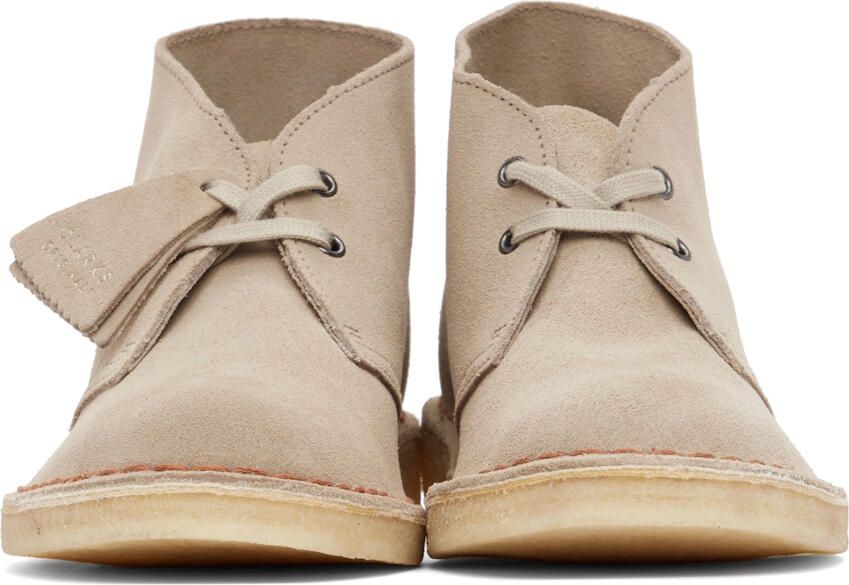 Clarks Originals Beige Desert Boots - Picture 3