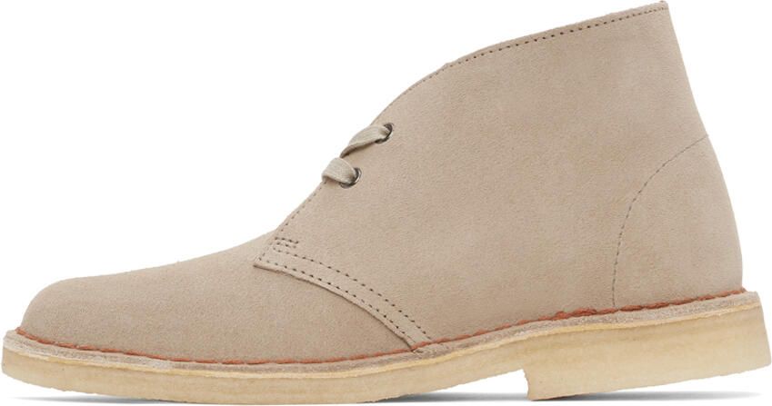 Clarks Originals Beige Desert Boots - Picture 4