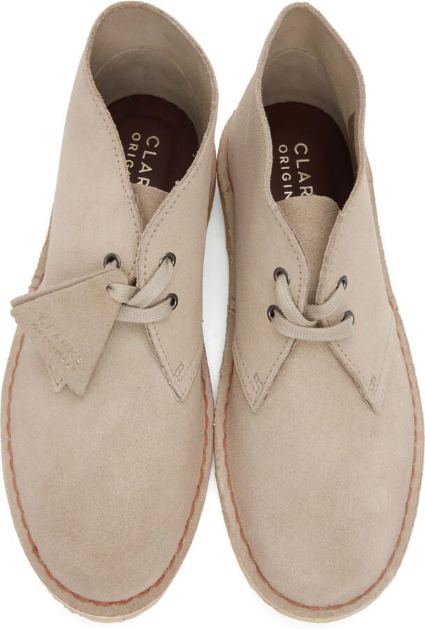 Clarks Originals Beige Desert Boots - Picture 2